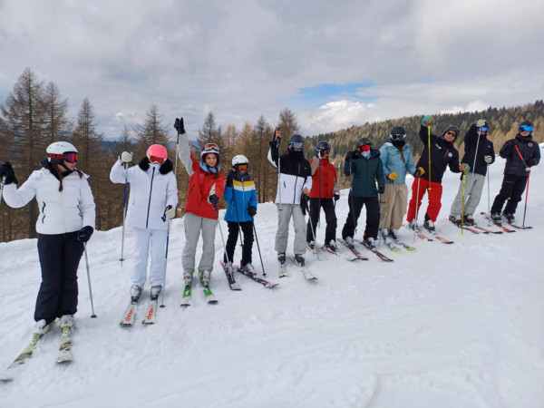 Téli petőfis sportnapok az Alpokban